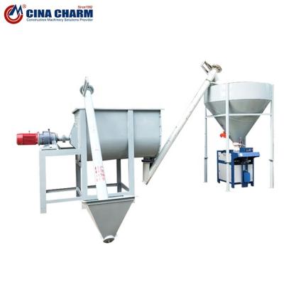 China Building Industry High Quality Premixed Single Dry Mortar Plant Mixer Mini Automatic Dry Mortar Plant for sale