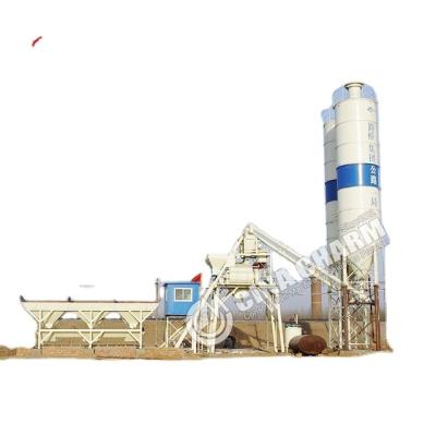 China Building Material Shops HZS50 Construction Concrete Mixing Plant HZS50 Ready-Made Fixed for sale