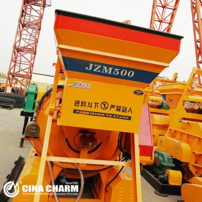 China Construction material stores low price portable concrete mixer JZM350 JZC/JZM series with high quality for sale