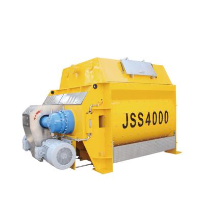 China Building Constrction JS2000 2 Bag Diesel Electric Movable Twin Shaft Small Shaft Portable Concrete Cement Pan Mixer for sale