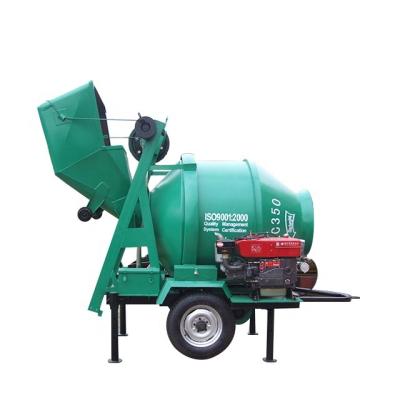 China Good Productivity Portable Diesel Concrete Mixer JZR350 for sale