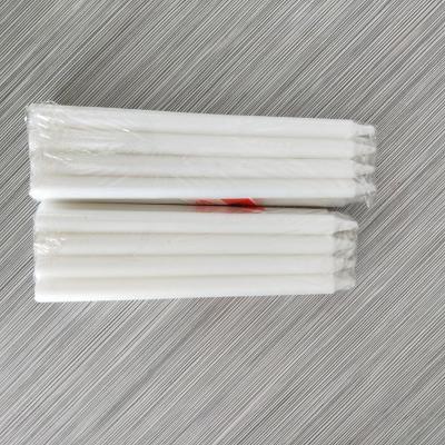 China Shrink Flameless Package White Wax Candle For Dubai Market /Long Burning Time Stick Candle Maker for sale