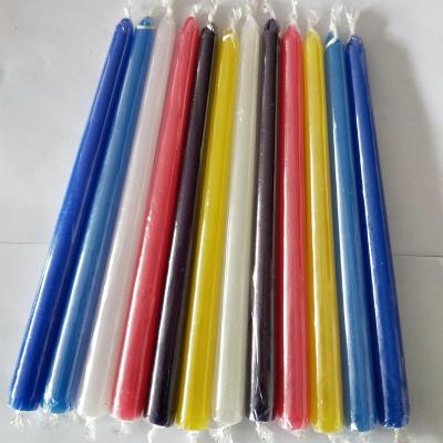 China Household Flameless Color TaperCandle 2.1*25cm From China Candle Factory for sale