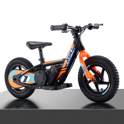 China MINGTO aluminum alloy kids electric balance bike new design lithium battery removable balance bicycle for child for sale