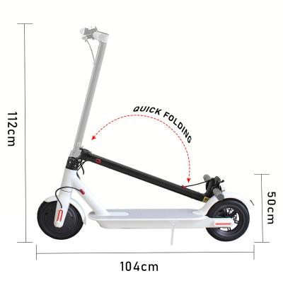 China Unisex Chinese Electric Scooter XM-1 2 Wheel Folding Scoter Portable Electric Scooter Cheap EU Warehouse Dropshipping for sale