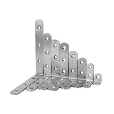 China Stainless Steel Indoor Brackets Right Angle Corner Bracket With Screws for sale