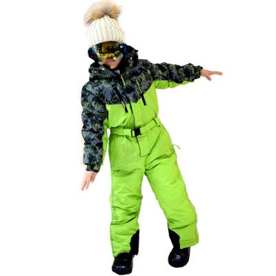 China 2020Stylish New Waterproof Jackets Kid's One-Piece Ski Overall Snow Jumpsuits for sale