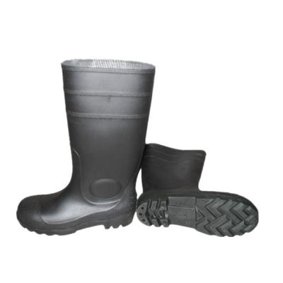 China 100%waterproof heavy duty steel toe and unique steel rain boots for man and worker for sale