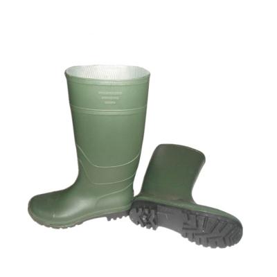 China Steel Toe Cap PVC Safety Rain Boots For Workers for sale