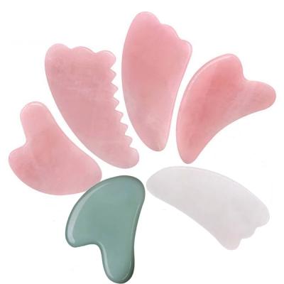 China 100% Skin Rejuvenation Natural Scraping Face Gua Sha Jade Massage Tool Amethyst Gua Sha for sale