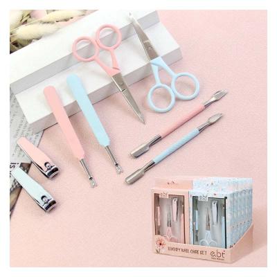 China Production customized professional set of stainless steel pedicure and manicure kit for sale