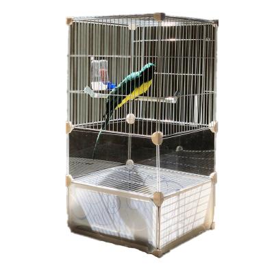 China Viable Pigeon Cages Free Dustproof Breeding Acrylic Bird Cages In Porcelain for sale