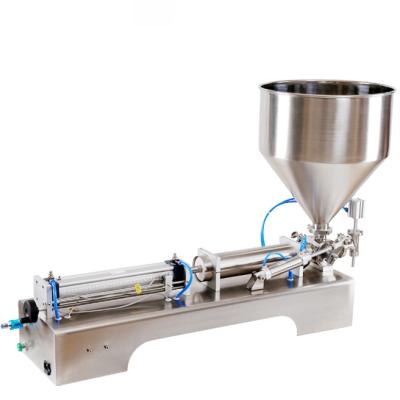 China 500-5000ml Food Two Nozzles Pneumatic Big Filling Machine Butter Filling Machine Filling Equipment for sale