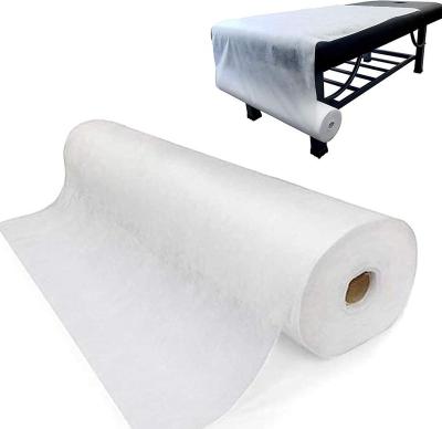 China Disposable Disposable Massage Bed Sheet Rolls Massage Table Paper Roll Exam Table Paper roll for sale