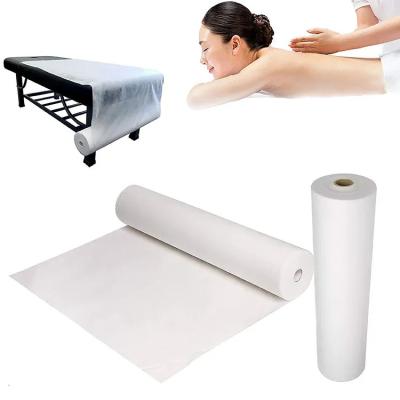 China Disposable Examination Bed Paper Roll Disposable Bed Sheet In Roll for sale