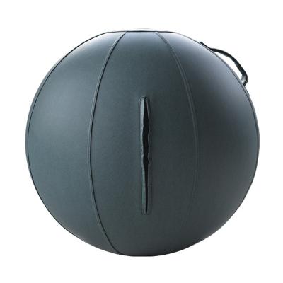 China Removable Cover Round Shape Super Soft Indoor And Outdoor Portable Yoga Equipment Yoga Balance PVC Material Ball With Cover for sale