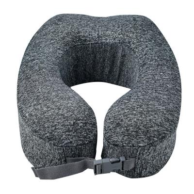 China Low Price Promotion Neck Pillow Memory Foam Neck Pillow Color Fabric Neck Roll Anti-Static Cushion for sale