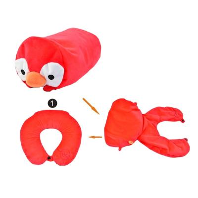 China Anti-Static Customized 2 In 1 Animal Neck Travel Pillow Tube Neck Pillow for sale