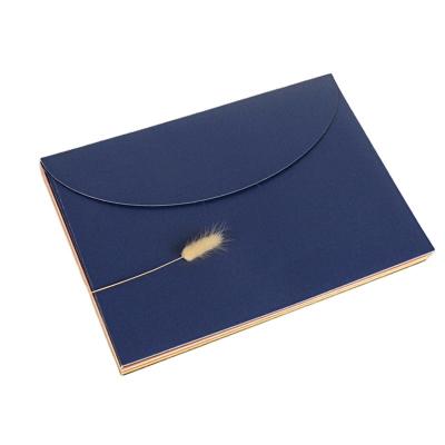 China Wholesale Recycled Materials Factory Price Varnishing Printing High End Elegant Fancy Announcement Envelope Wedding Paper Envelope for sale