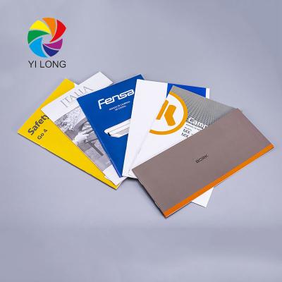 China paper & Cardboard Menus Catalog Year Book Booklet Leaflet Flyer Brochure for sale