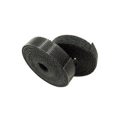 中国 Custom high quality black viable back to back hook and loop storage tape 販売のため