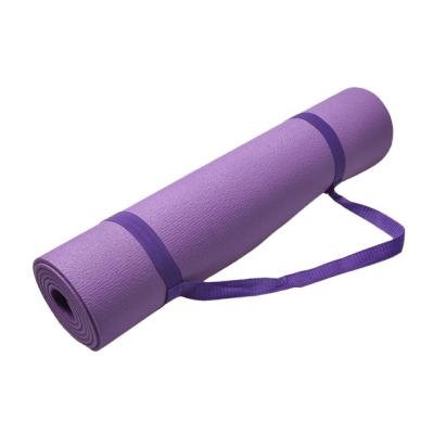 China Durable Anti-Tear Exercise Yoga Mat With Strap Custom Length 100% Cotton Yoga Mat Adjustable Carrying Strap en venta