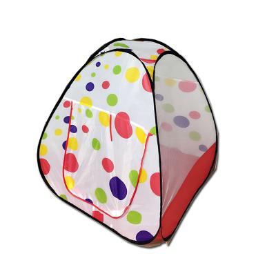 China Soft Toy Cheap 190T Polyester Dots Kids Kids Play Fun Tent For Two Person Kids Indoor Tent à venda