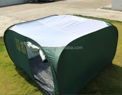 China Straight Bracing Type New Steel Pop Up Disaster Relief Tent Refugee Tent for sale