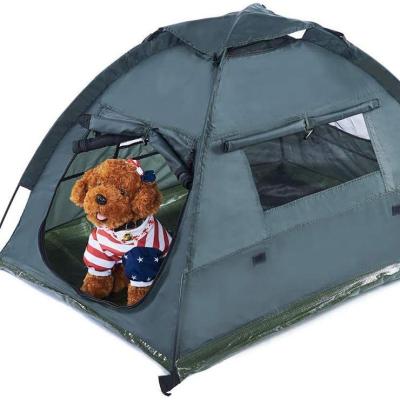 중국 Wholesale Custom Portable Folding Sun Shade Dogs Cats Cats Outdoor Pet Tent Viable For Camping And Selling 판매용