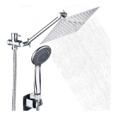 China With Sliding Bar Sell Well New Type Shower Head Hot Cold Column Rain Wall Bathroom Combo Set for sale