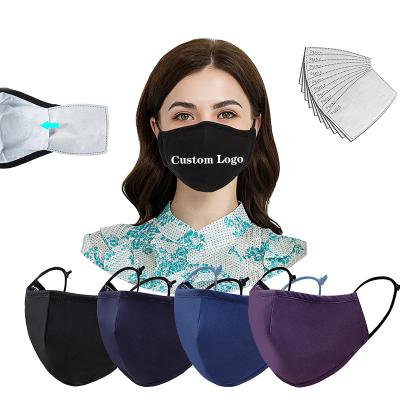 China Customization breathable logo unisex printed maskes can be washed black easter facemask for sale