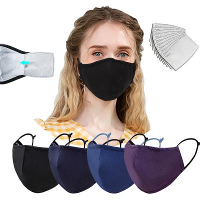 China Breathable 2 Layers Warm Valentine's Day Face Covering Maskes Washable Reusable Polyester Warm Maskes Can Put Carbon Filter for sale