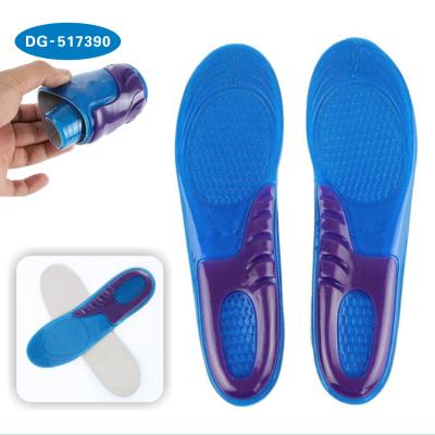 China Hot Selling Foot Care Sports Silicone Insoles Massage Gel Insole Gel Shoes Insole for sale