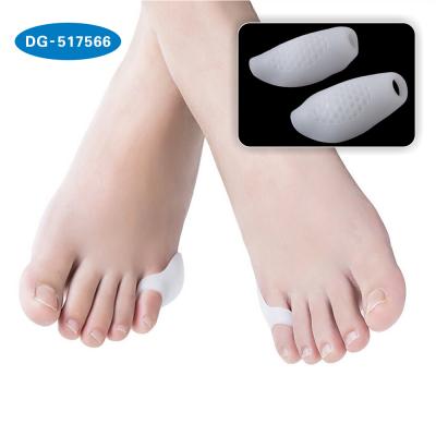 China Soft Silicone Gel Little Toe Orthotic Toe Protector Gel Bunionette Bunionette Pad for sale