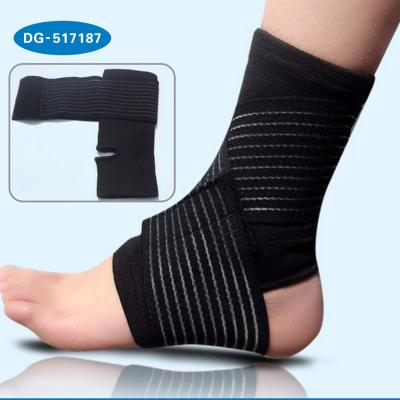 China Custom Neoprene Ankle Support Adjustable Neoprene Ankle Brace Flexible Open Toe Breathable Ankle Support Wraps for sale