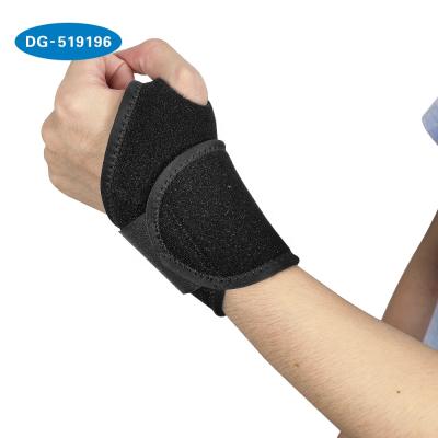 China Adjustable Neoprene Compression Wrist Support Brace with Thumb Loops for Carpal Tunnel, Arthritis for sale