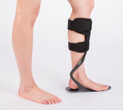 China Lightweight Carbon Fiber Ankle Foot Orthosis Support Drop Foot Brace for Running Achilles Tendon Injury Foot Drop for sale