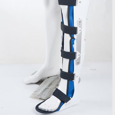 China Adjustable Op-Post Knee Ankle Foot Orthosis Knee Joint Corrector With Walking Boots Tie Up Knee Surgery Ligament Support for sale