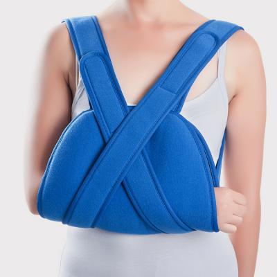 China Adjustable Shoulder Immobilizer Health Service Strap Arm Sling For Arm Elbow Broken Severe Wrist for sale