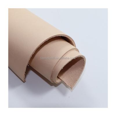 China Organic natural beauty and excellent hand feeling whip veg to tan leather natural leather for furniture clothing shoes bags for sale