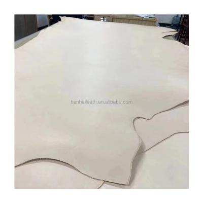 China Organic factory supply tanned with natural tanning agents and durable genuine leather finished leather veg tan full grain leather for sale