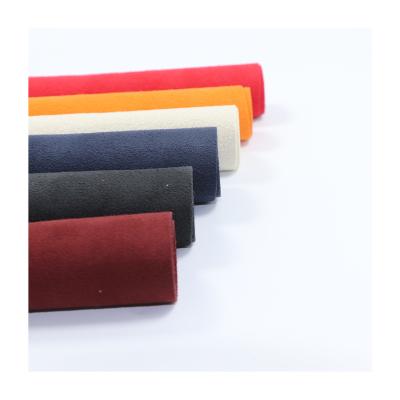 China Wholesale Elastic Texture Elastic And Leatherette Microfiber Leather Abrasion-Resistant Suede Leather for sale