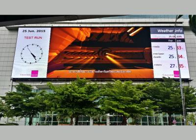 China 6000-7000 Nissen draußen LED Werbung Bildschirme mit 14 Bit Graustufen 12m Min View Distanz zu verkaufen