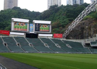 China Full Color Advertising Stadium LED Display P20 Large Curved Monitor Wide View for sale