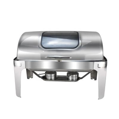 China Household Visible Stainless Steel Hotel Stove Rectangular Hotel Supplies Restaurant Supplies For Self Service for sale