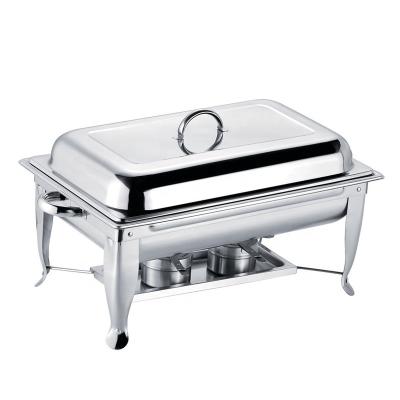 China Factory-Wholesale Household Stainless Steel Collapsible Buffet Food Warmer For Hotel Restaurant Rectangular Stove for sale