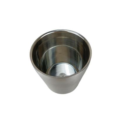 China Disposable Eco-friendly Stainless Steel Straight Mug With Double Wall Metal Beer Mug Wine Cups High Quality For Bar for sale