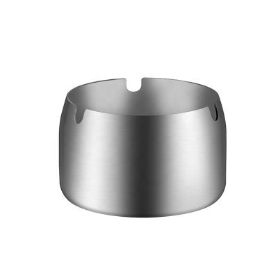 China Modern Quite-attractive round cigar ashtray stainless steel ashtray for bar ktv hotel with various sizes for sale