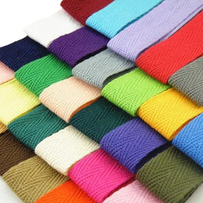 China Sustainable Factory Directly Sell Eco - Friendly Colorful Customized Cotton Tape for sale