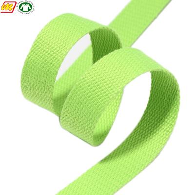 China 32mm 38mm Width Canvas Cotton Polyester Ribbon Viable Webbing Custom Strap Belt Accessories Backpack Bag Outer Sewing Parts for sale